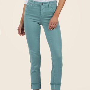 Blue Cropped Denim Pant